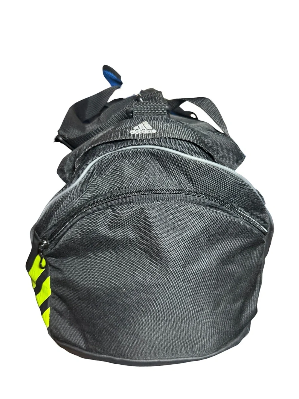 Adidas 2013 Performance Duffel Bag Blue Black Neon Gym Sports Travel